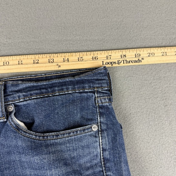 Levis 511 Jeans Mens 34x29* Blue Denim Slim Fit‎ Medium Wash Mid Rise Casual - Picture 8 of 11
